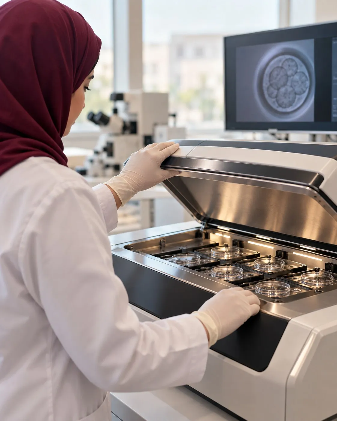The embryology laboratory at Aya Specialist Hospital