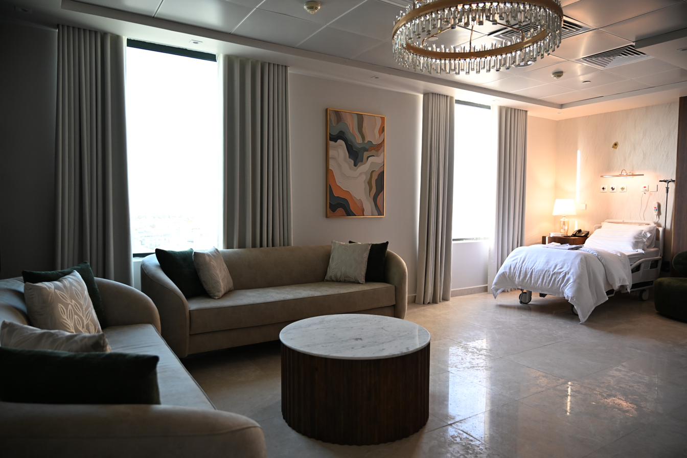 Living area and bedroom