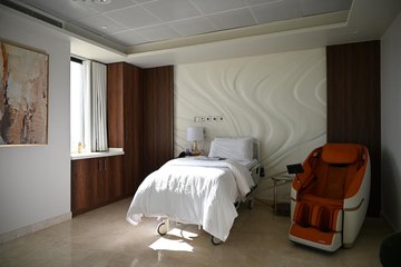 Bed and massage chair